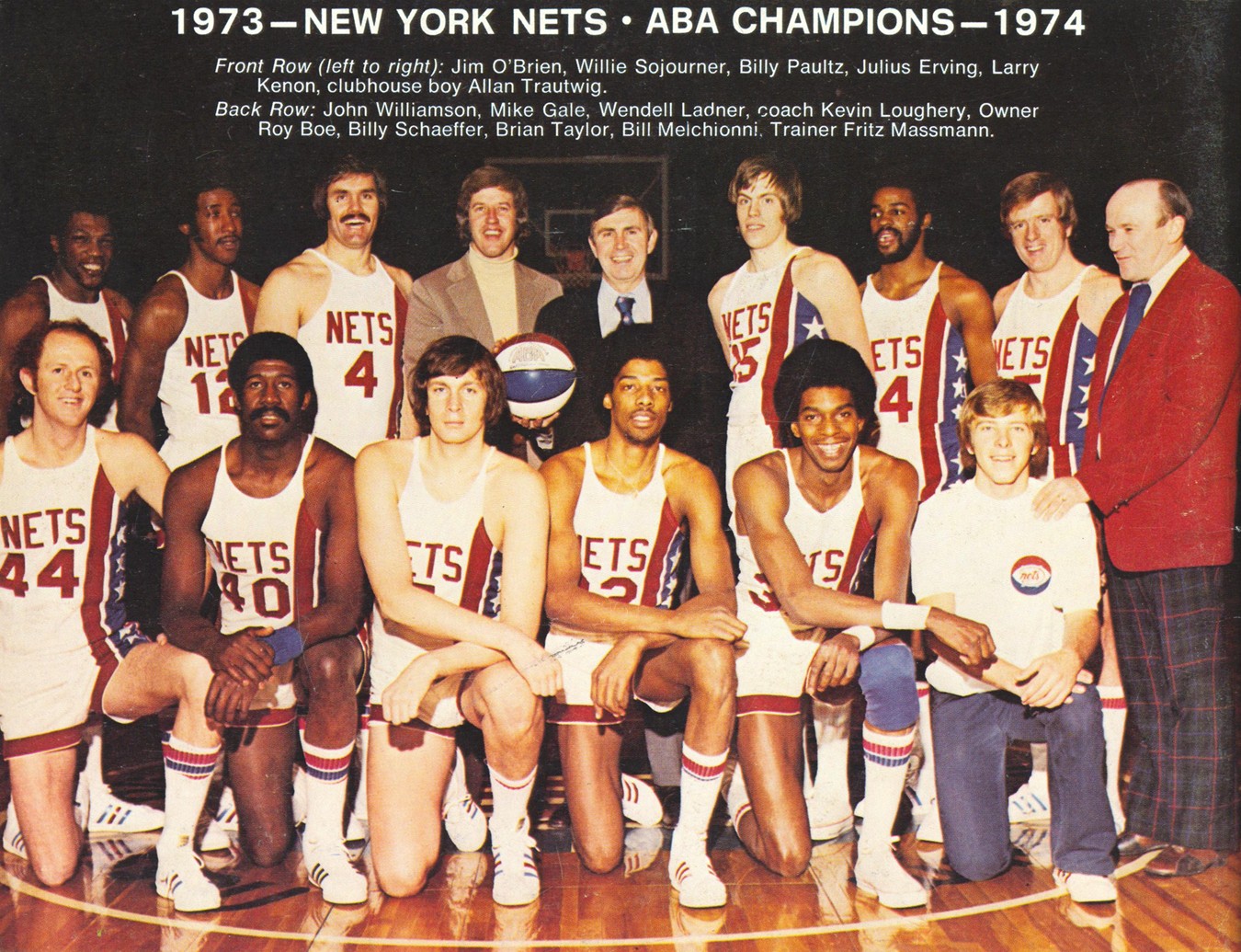 ABA New York Nets Rosters